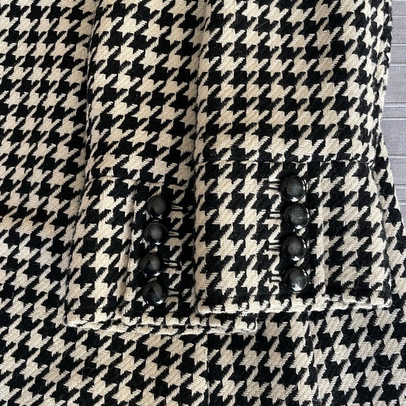 JM Collection Houndstooth Coat - Picture 7 of 9